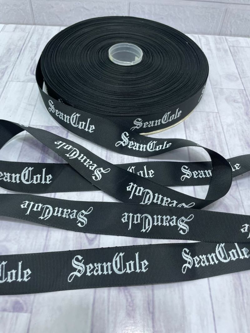 Custom printed ribbon spool for SeanCole